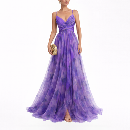 Giselle | Incantevole Maxi Abito con Design Floreale