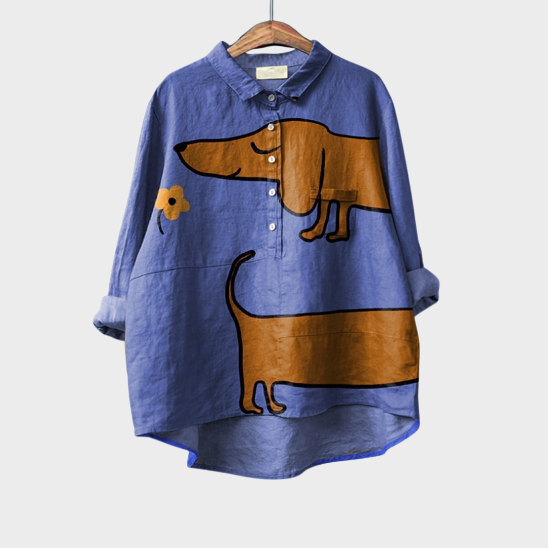 Amélie | Elegante Camisa de Verano de Lino