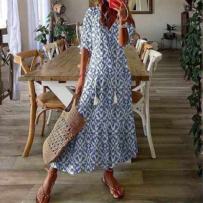 Luna | Vestito Midi Stile Boho Senza Sforzo