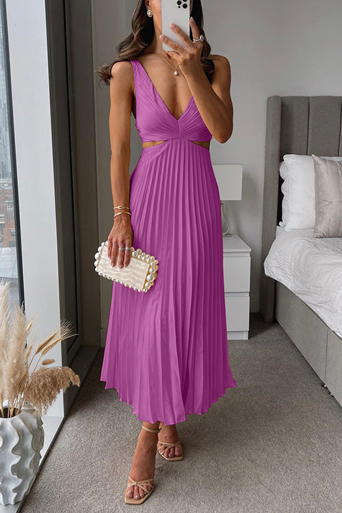 Abito Elegante Bellezza | Abito Plissettato Ideale per Eventi