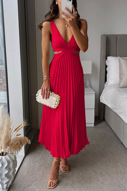 Abito Elegante Bellezza | Abito Plissettato Ideale per Eventi