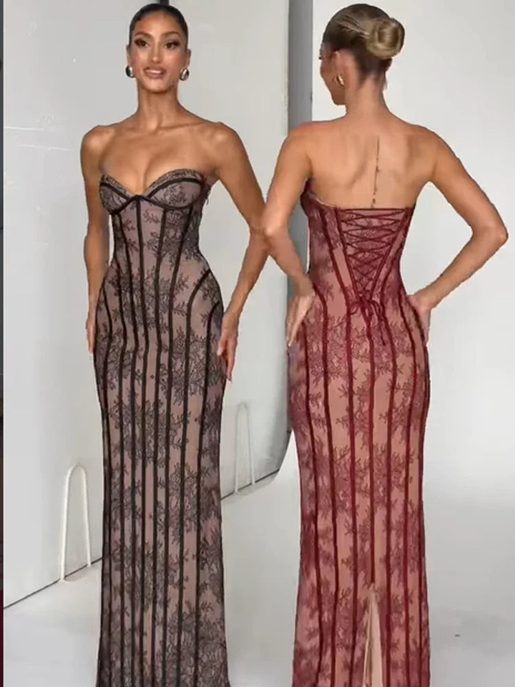 Vestido Élite Encaje