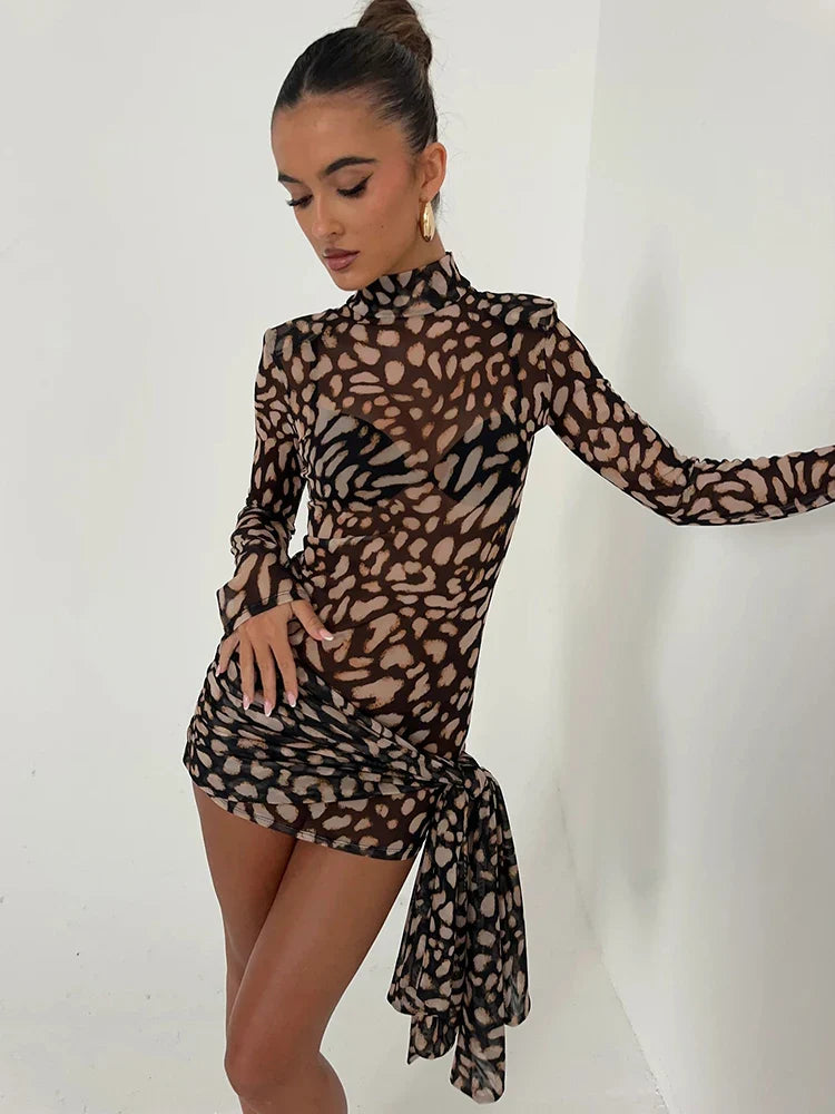 Vestido Leopard Chic