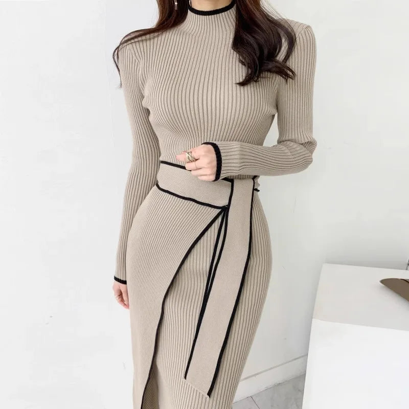 Vestido Elegante de Punto