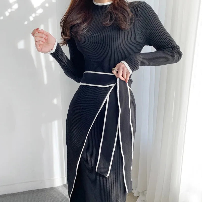 Vestido Elegante de Punto