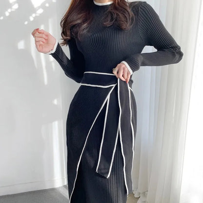 Vestido Elegante de Punto