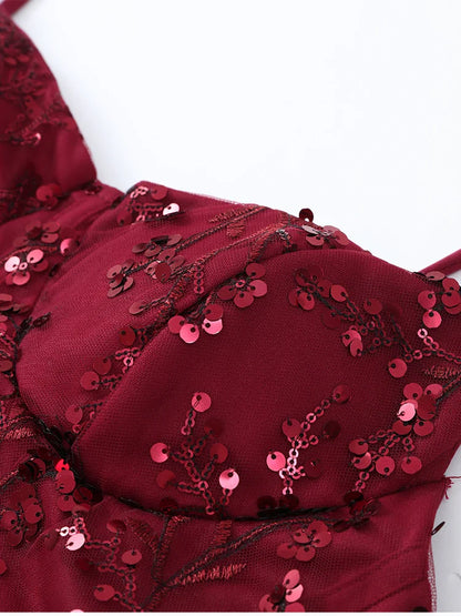 Vestido Glam Rubí