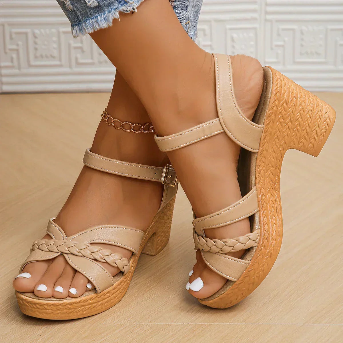 Gianna™ Sandali Classici con Tacco Medio