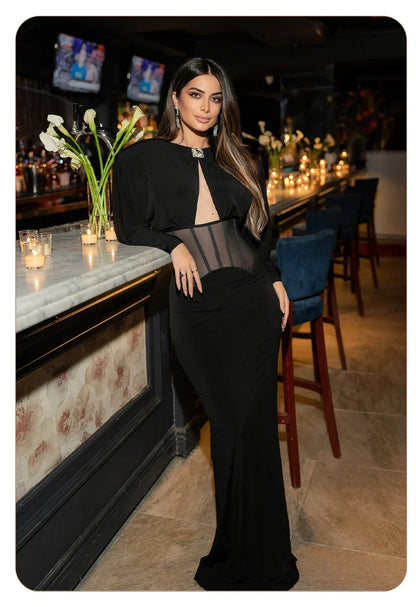 Vestido Diamante Noir