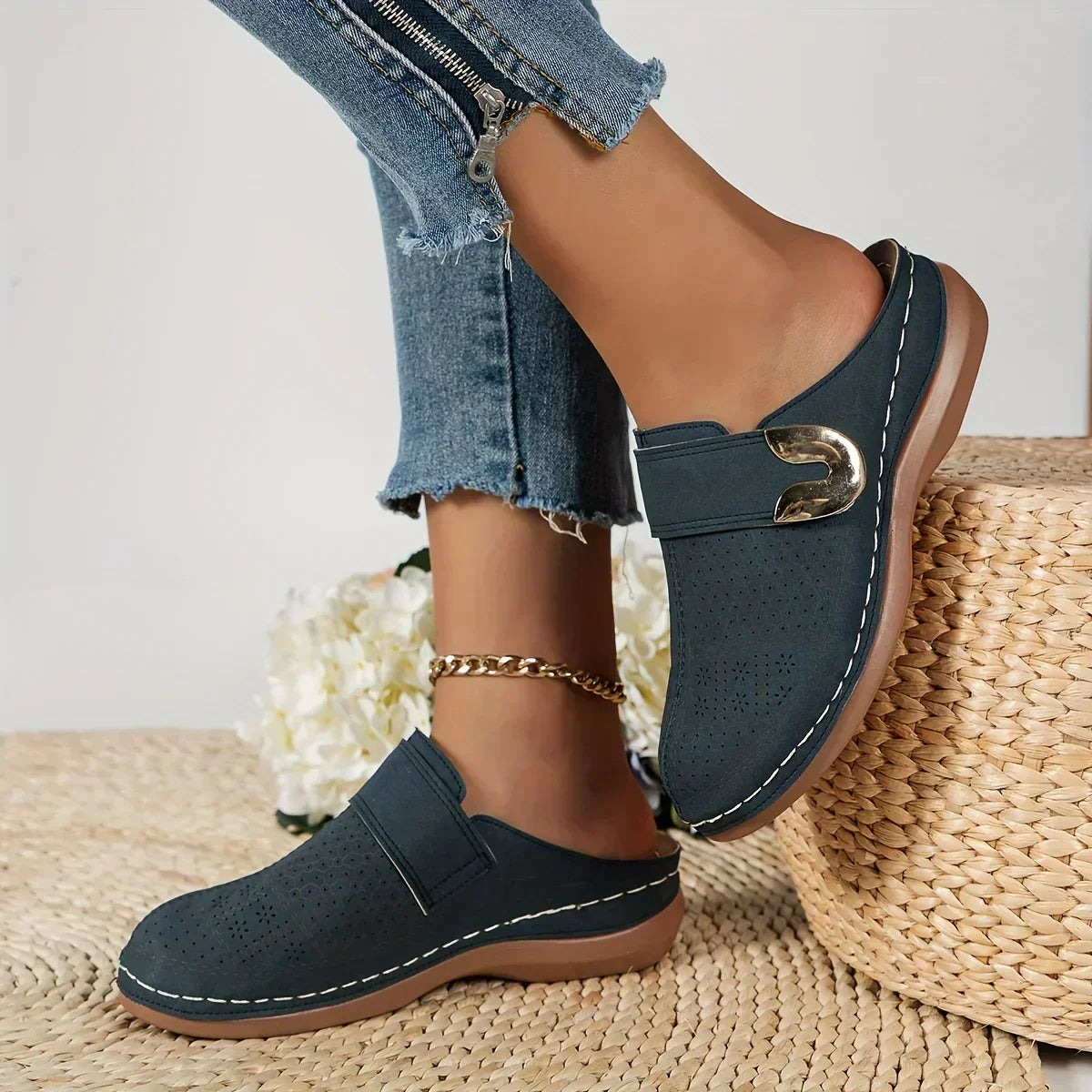 Caprielle™ Sandali con zeppa chic