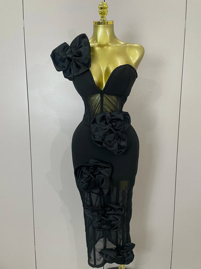 Vestido Rosa Nocturna