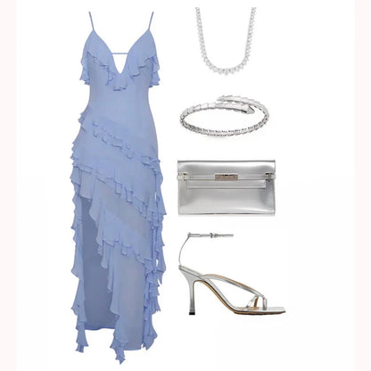 Vestido Cielo Azul
