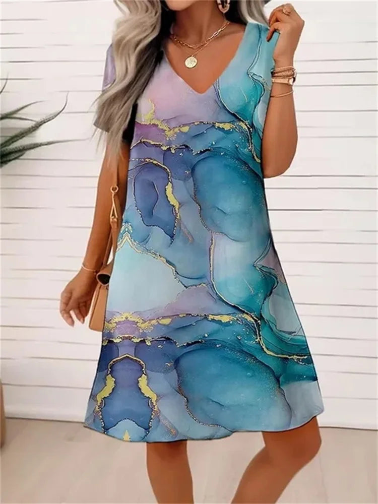 Sofia™ | Vestito Estivo Facile con Scollatura a V