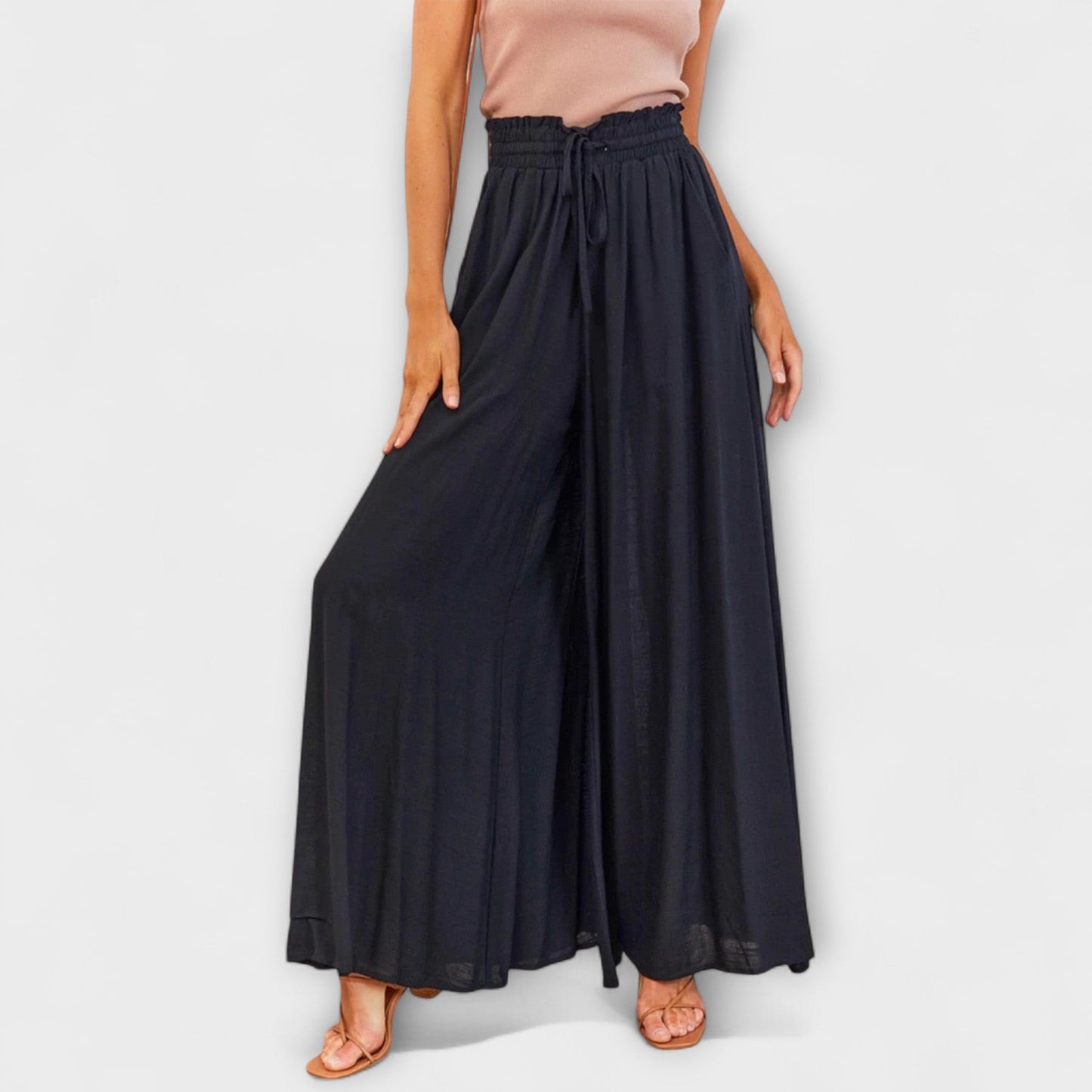 Oralith - Pantalones Plisados Confortables