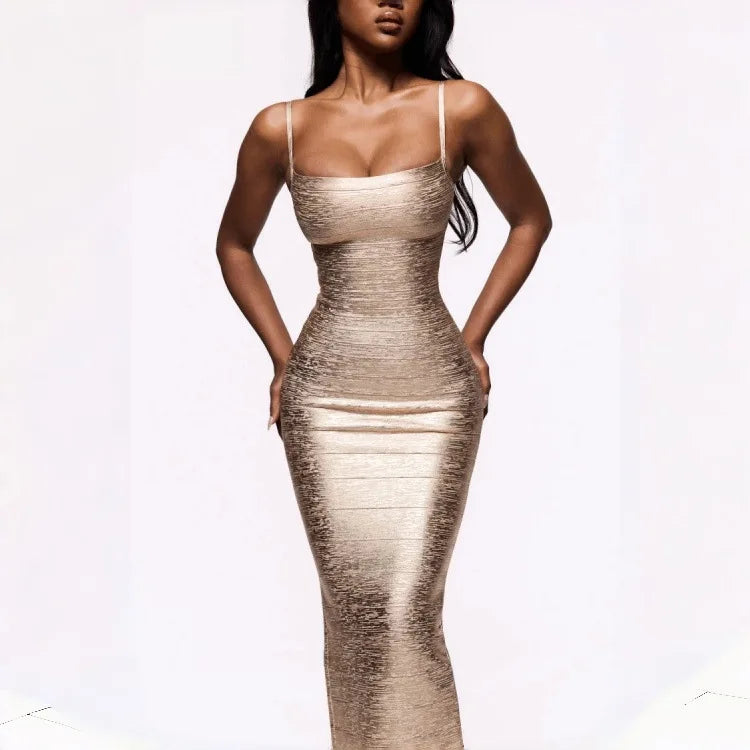Vestido Musa Dorada
