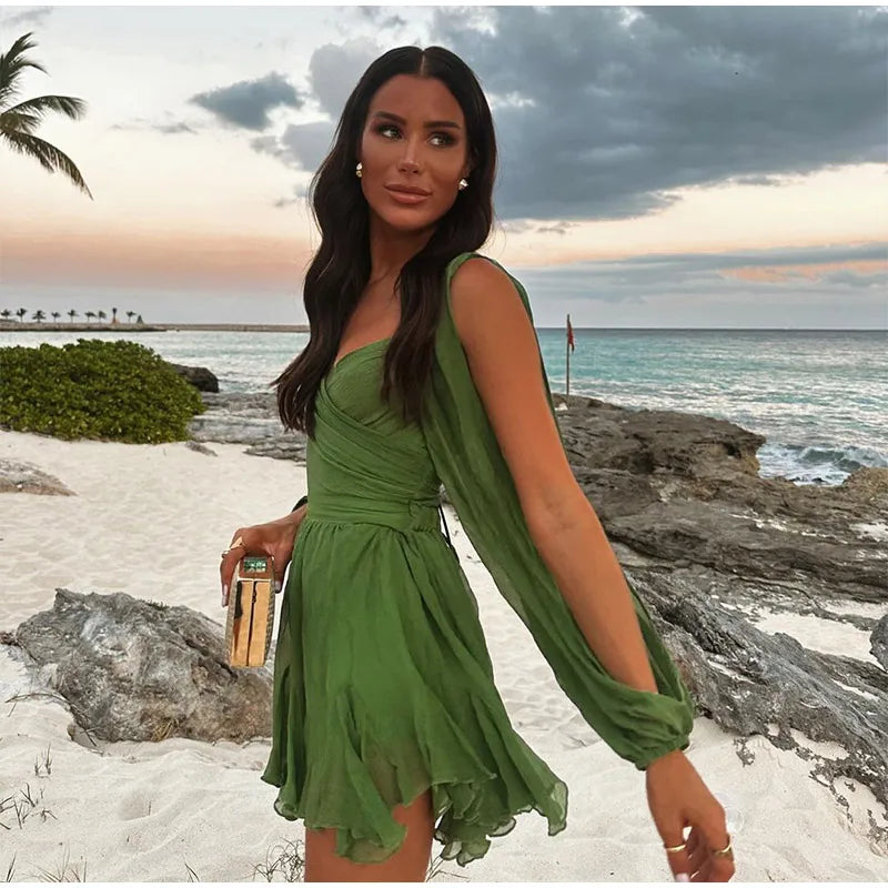 Vestido Verde Chic
