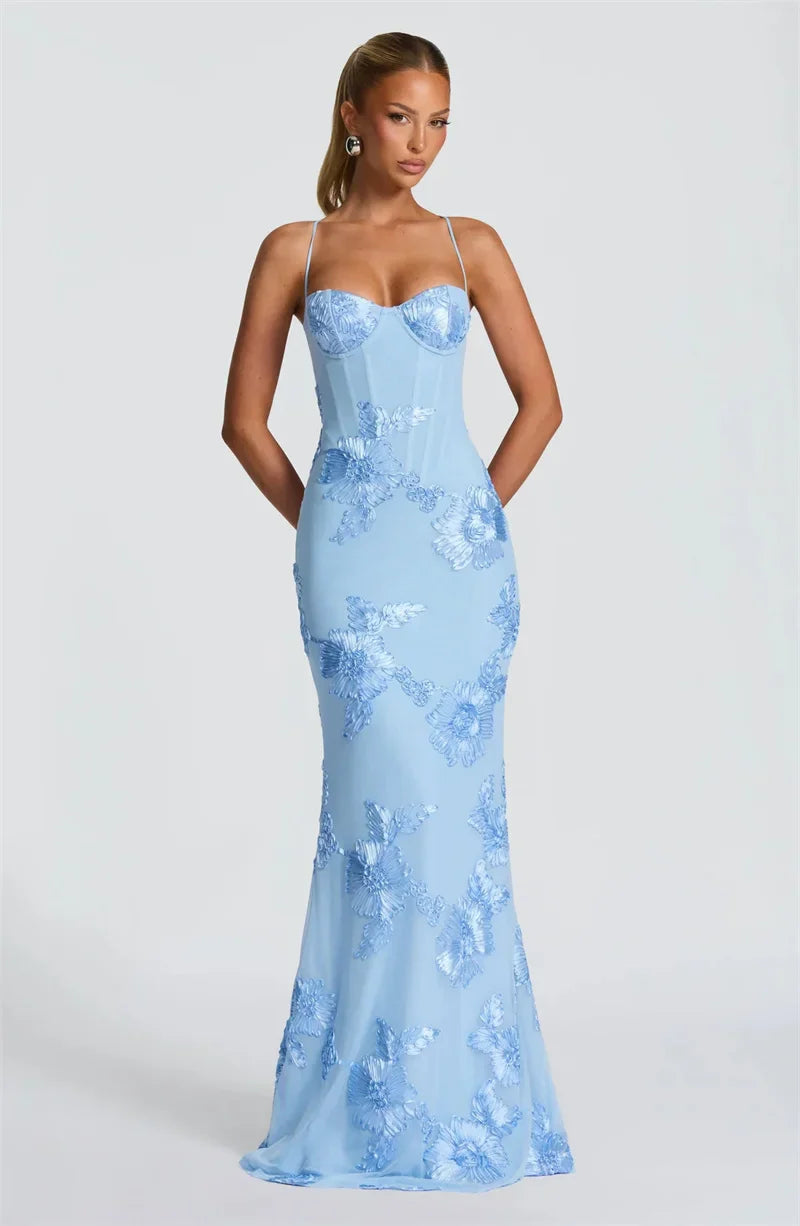 Vestido Elegancia Celeste