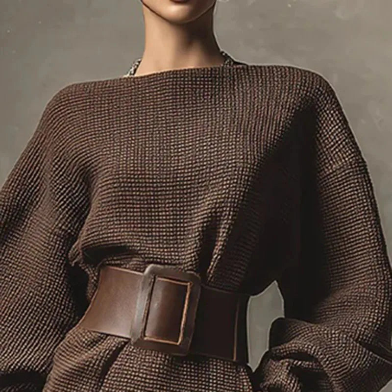 Vestido Café Chic