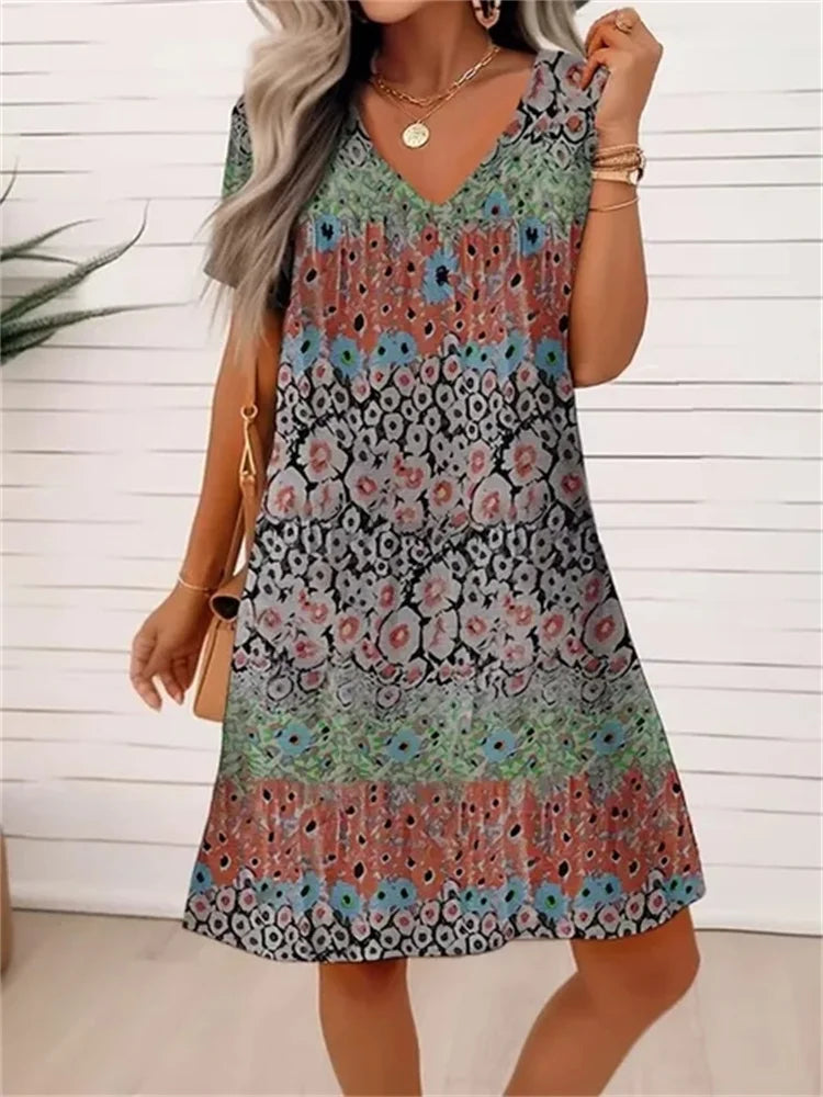 Sofia™ | Vestito Estivo Facile con Scollatura a V