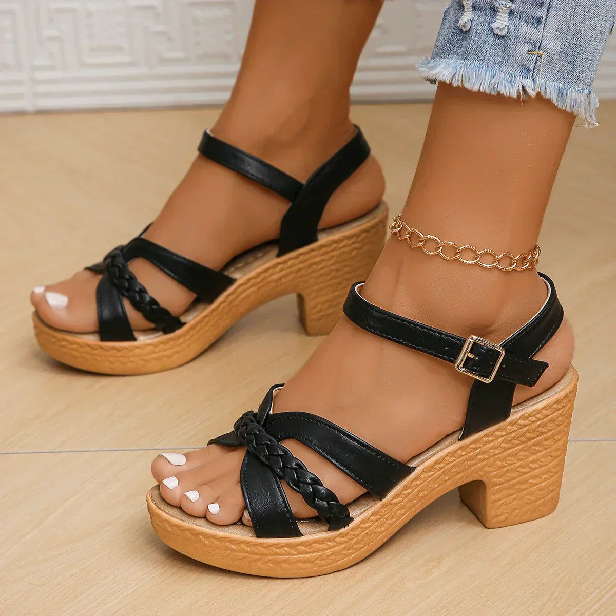 Gianna™ Sandali Classici con Tacco Medio