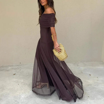 Vestido Encanto Café