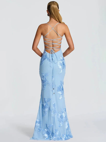 Vestido Elegancia Celeste