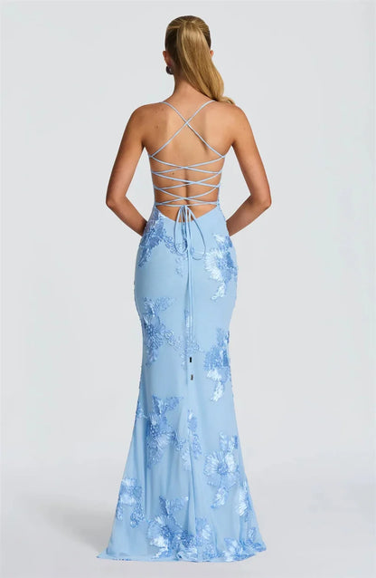 Vestido Elegancia Celeste