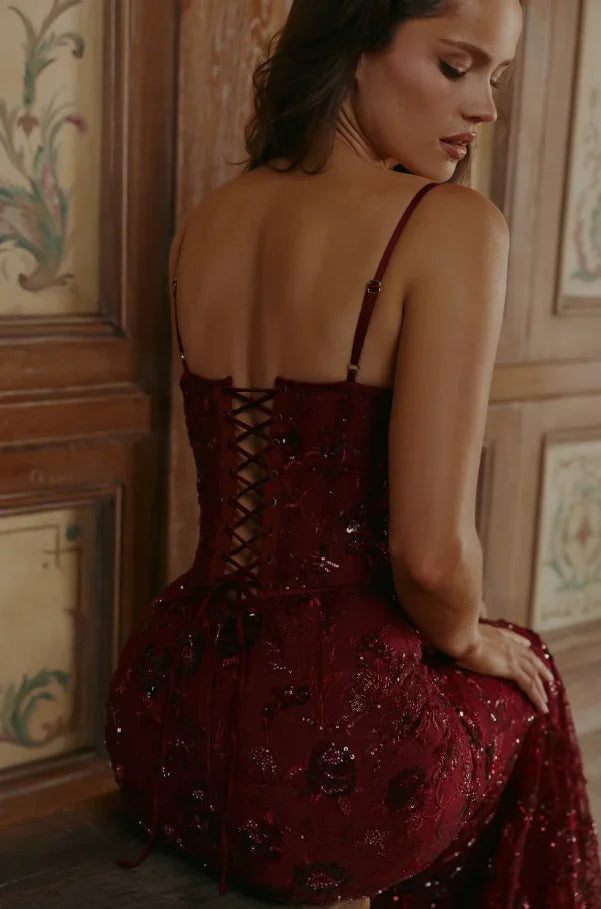 Vestido Glam Rubí
