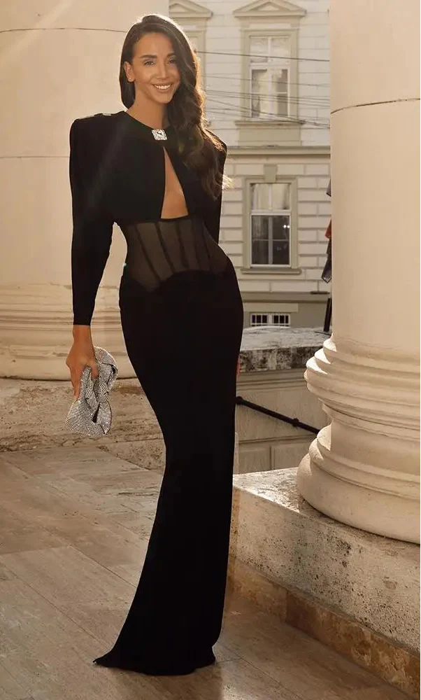 Vestido Diamante Noir