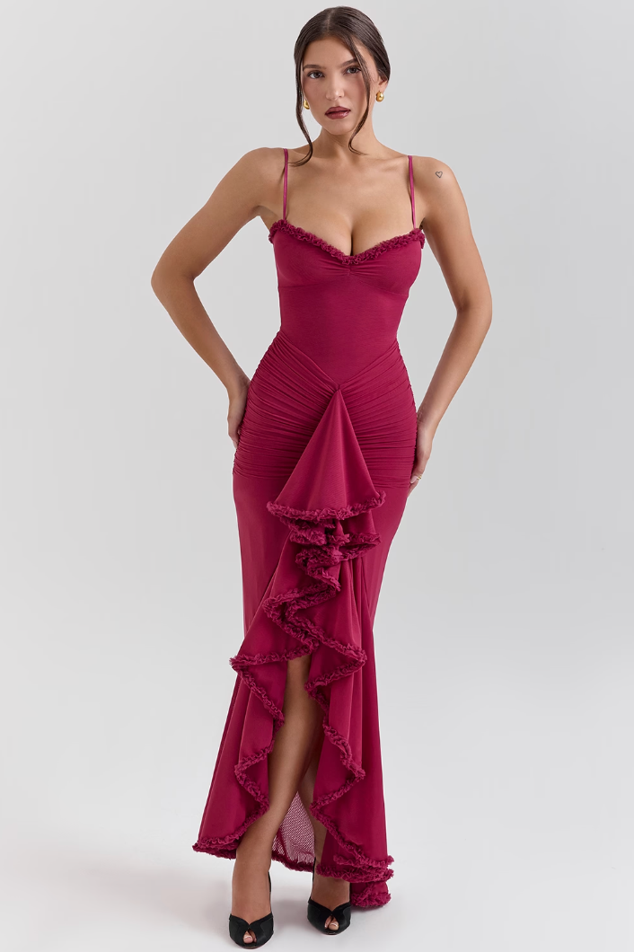 Edith | Vestito Incantevole con Volant