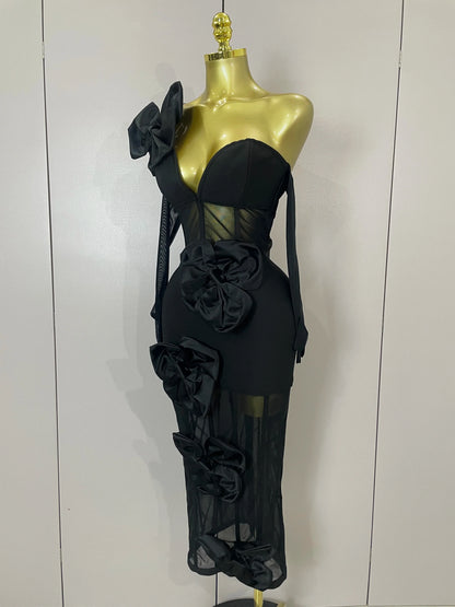 Vestido Rosa Nocturna