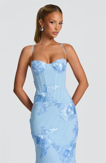 Vestido Elegancia Celeste