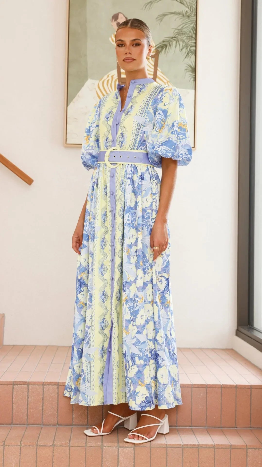 Vestido Jardín Real