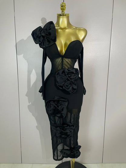 Vestido Rosa Nocturna