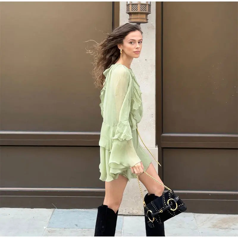 Vestido Verde Chic