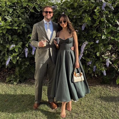 Vestido Princesa Verde Chic