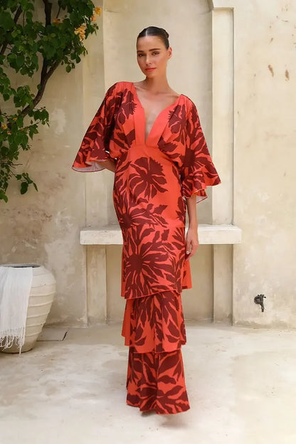 Vestido Flor de Fuego