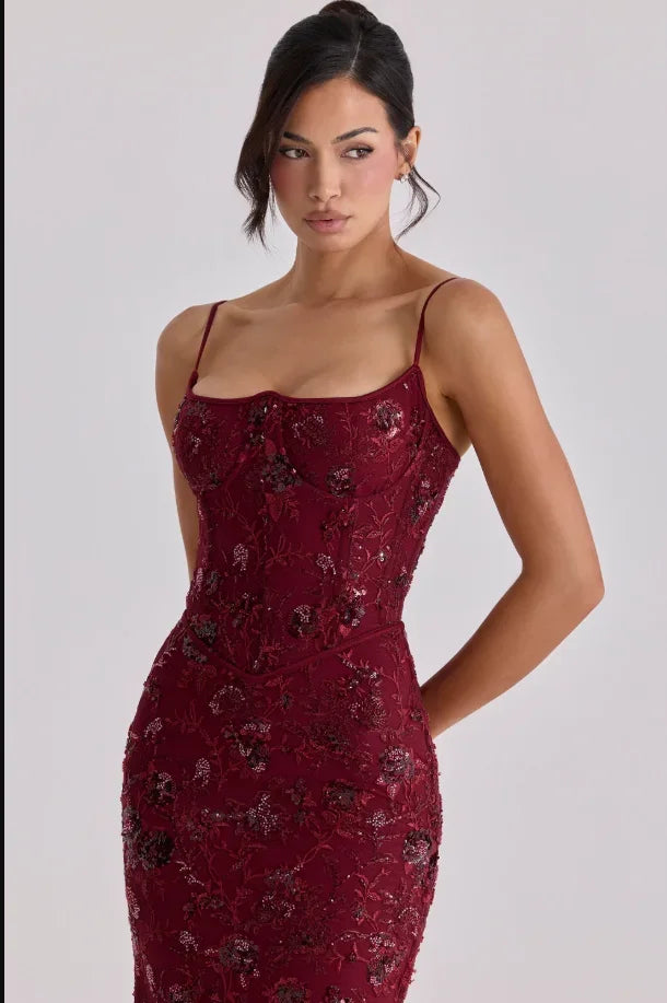 Vestido Glam Rubí