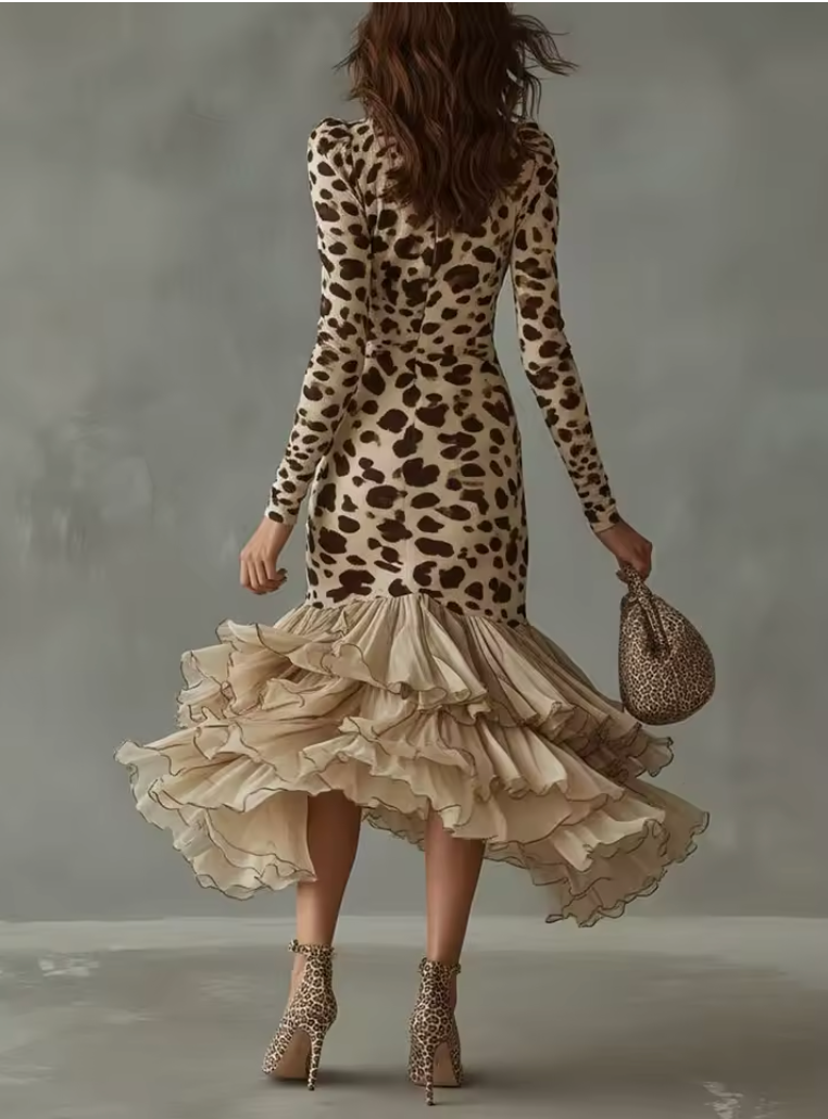 Vestido Leopardo Glamour
