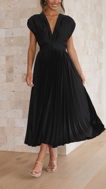 Isla | Elegantly Pleated Dress