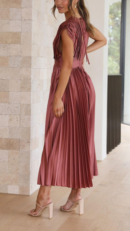 Isla | Elegantly Pleated Dress