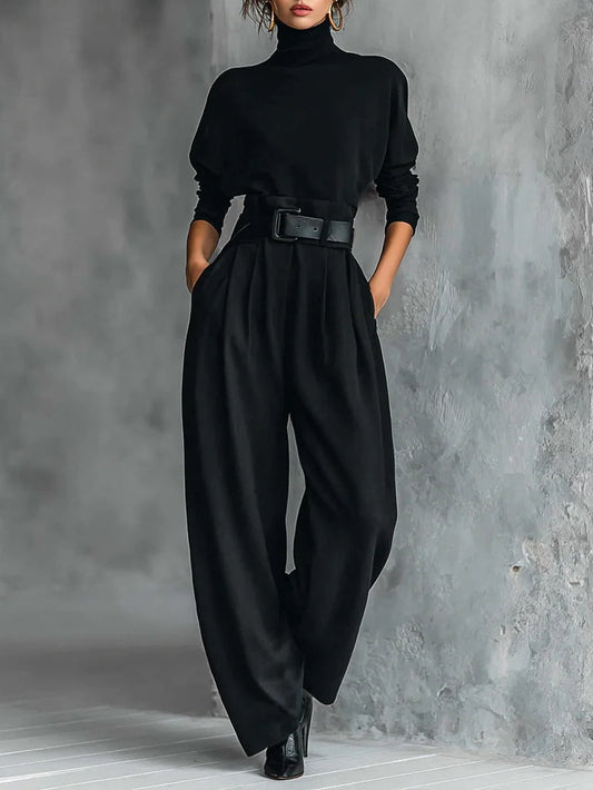 Lisa™ | Set di 2 Pezzi Nero con Cintura