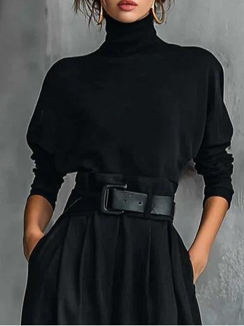Lisa™ | Set di 2 Pezzi Nero con Cintura