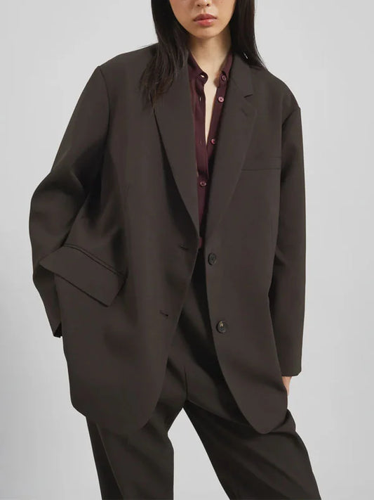 Sofia | Blazer Oversized Doppio Petto "Potere della Terra"