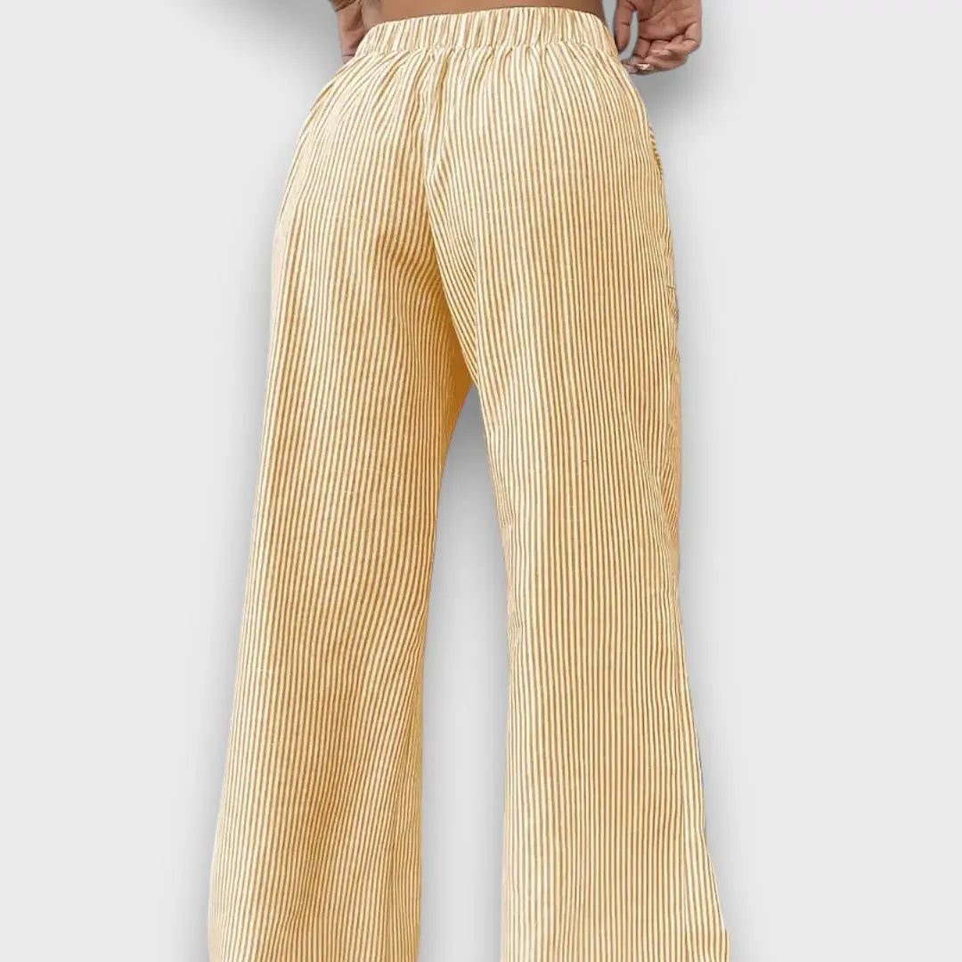 Karina – Pantalones con rayas finas
