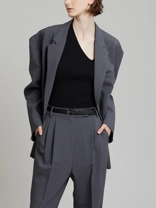 Sofia | Blazer Gris Oversize