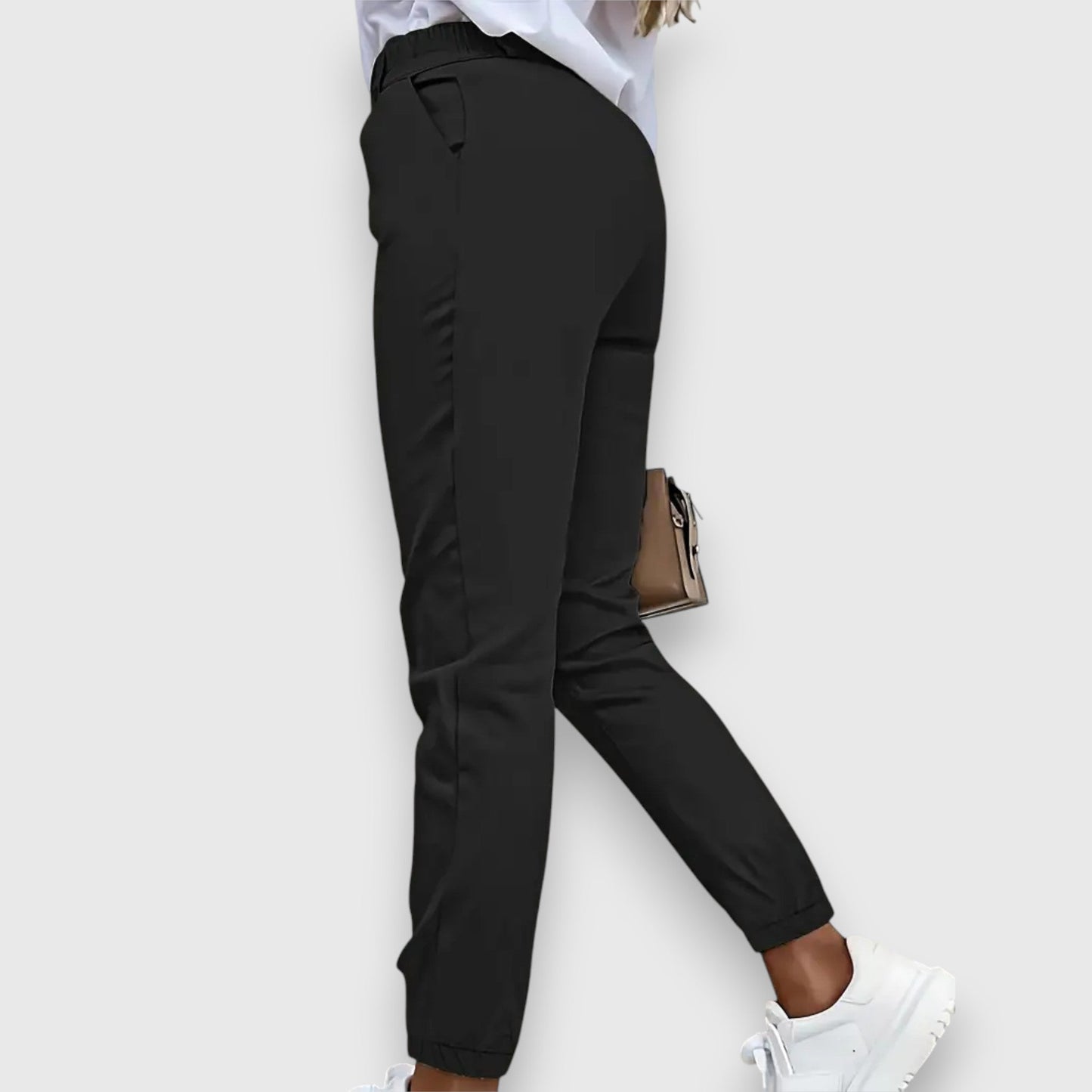 Lina – Pantalones jogger slim fit estilo business