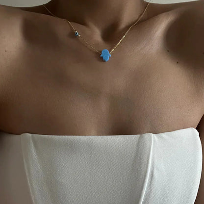 Collana della Mano di Fatima con Nazar