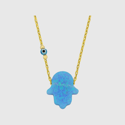 Collana della Mano di Fatima con Nazar