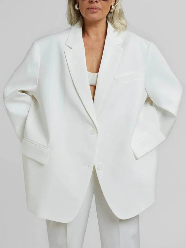 Sofia | Blazer Oversized Linea Pulita Bianco